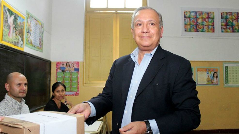 Romero, al momento de la votación