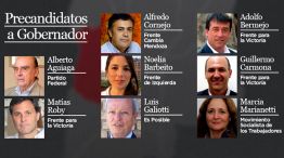 Candidatos a gobernador por la provincia de Mendoza.