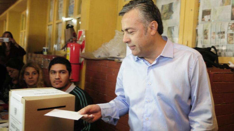 Alfredo Cornejo, candidato por El Frente Cambia Mendoza. 