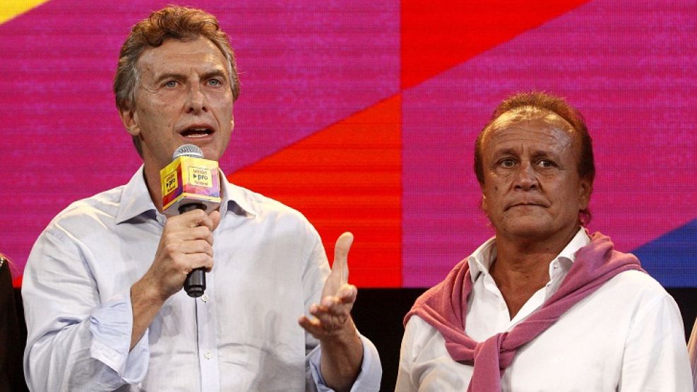 Mauricio Macri y Miguel del Sel