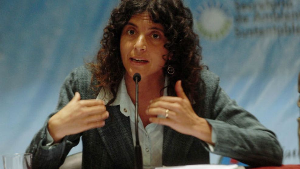 Romina Picolotti, ex secretaria de Medio Ambiente.