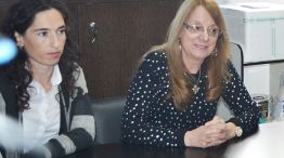 Agenda. Con Alicia Kirchner participó de una charla en la sede que en Río Gallegos tiene la Universidad Tecnológica Nacional