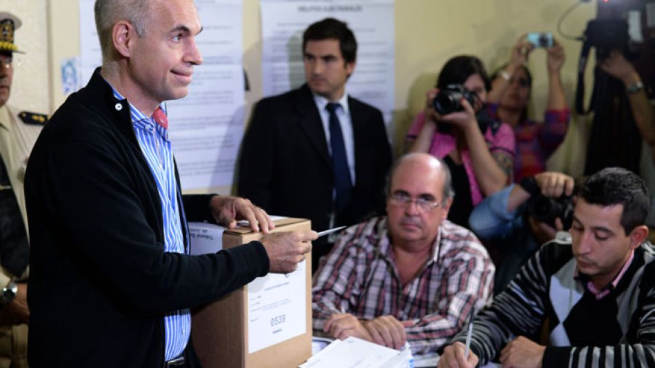 Horacio Raodríguez Larreta: “Vengan a votar, que está todo bien, que es un día de fiesta para la democracia".