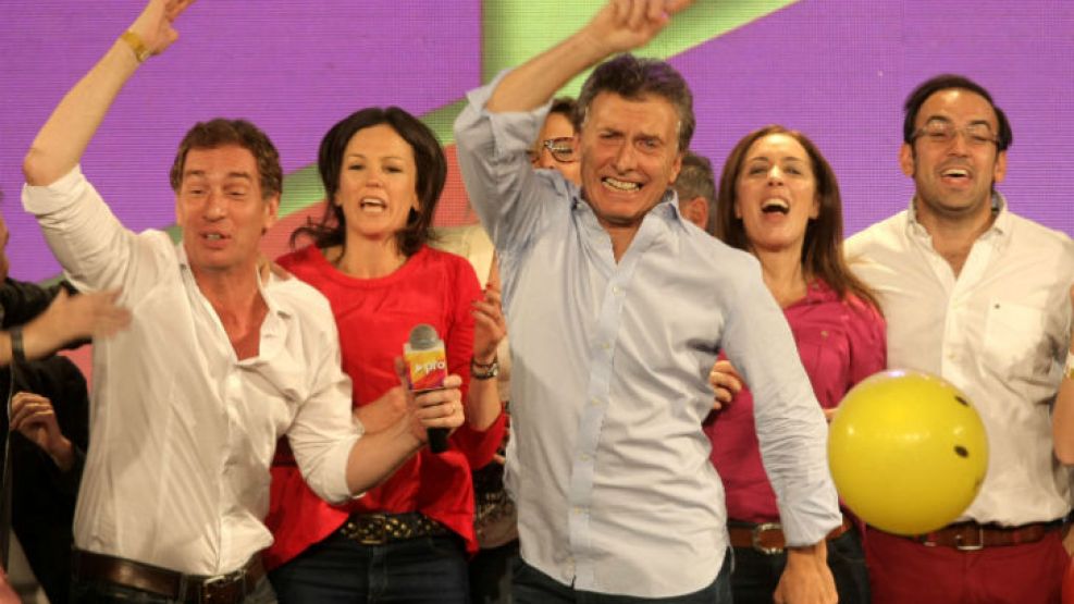  Mauricio Macri obtuvo la ventaja más importante respecto de sus competidores en las cinco elecciones disputadas.