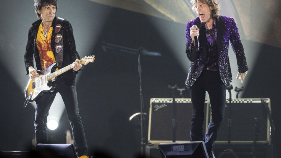 Mick Jagger y Ron Wood