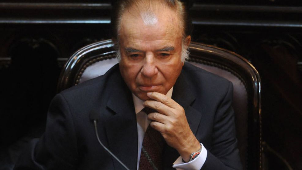 El expresidente de la Nación, y actual senador Carlos Menem, tiene 83 años.