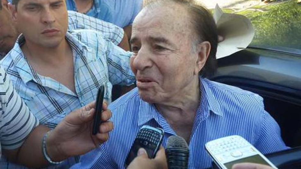 Menem había sido tentado por el gobernador Luis Beder Herrera para lanzar su candidatura para el próximo 5 de julio.