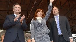 De campaña. Cristina Kirchner pidió esta semana a los postulantes con menos chances que desistan de sus candidaturas.