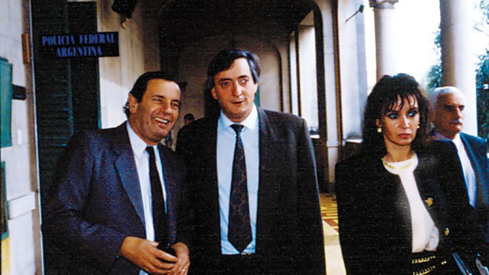 Cristina y Néstor, en 1994, en la convención que reformó la Constitución en el menemismo.