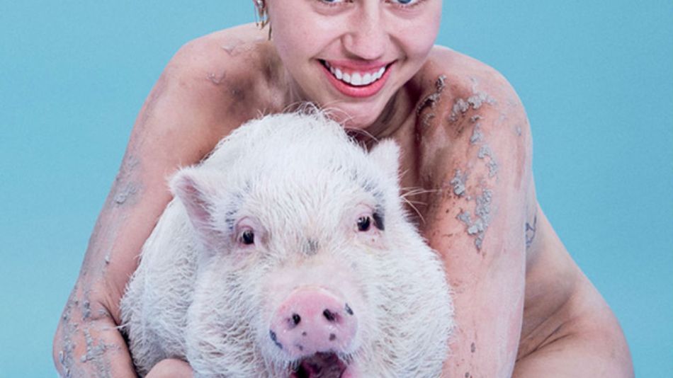 Miley Cyrus naked
