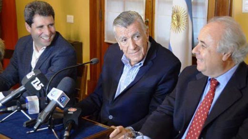 Sucesores. Gioja anunció que Uñac y Lima serán su continuidad.