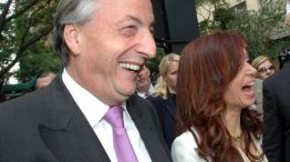 Néstor y Cristina Kirchner. En doce años, la mandataria tuvo un aumento patrimonial del 3.200 por ciento.