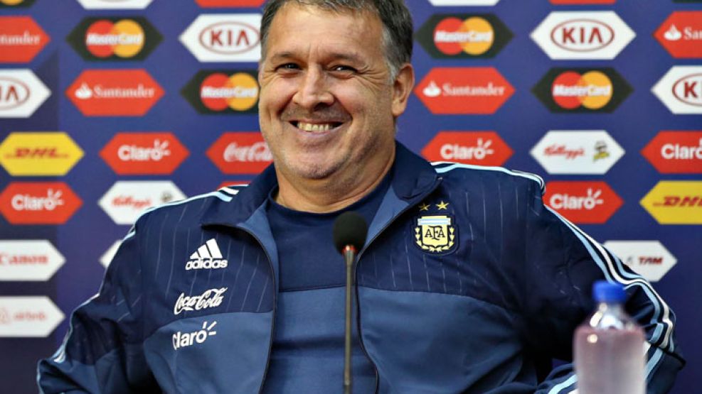 Martino habló en conferencia de prensa antes del debut ante Paraguay.