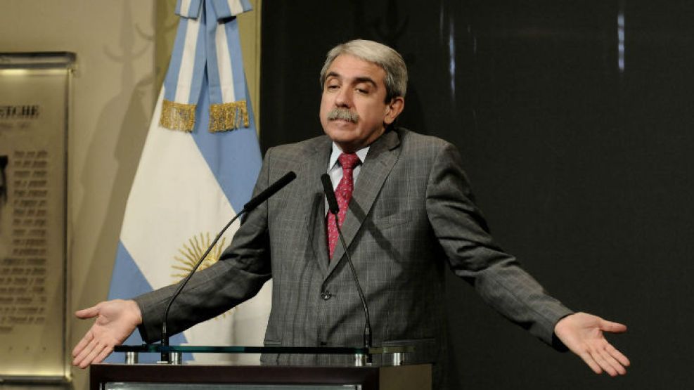 El precandidato a gobernador bonaerense, Aníbal Fernández.