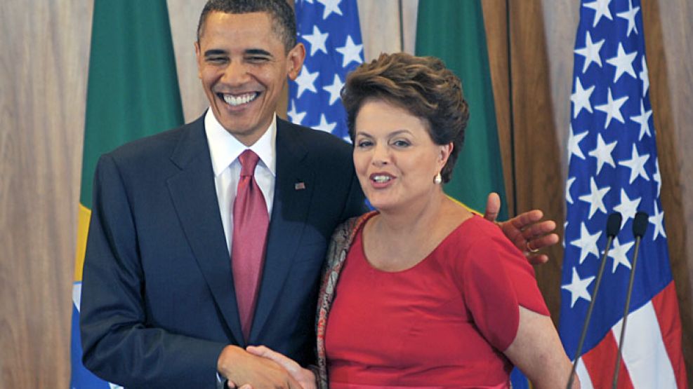 Previa. Uno de los encuentros anteriores entre Dilma y Obama.