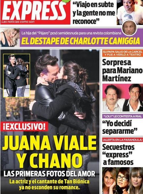 Chano y Juana beso 1