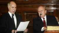 Archivo. Lorenzetti tomaba juramento a Luis María Cabral como miembro del Consejo de la Magistratura. Hoy, diversos jueces se muestran preocupados por su remoción.