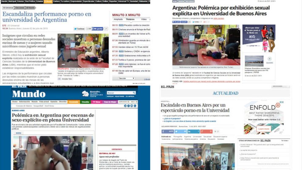 Los principales medios del mundo se hicieron eco de la noticia.