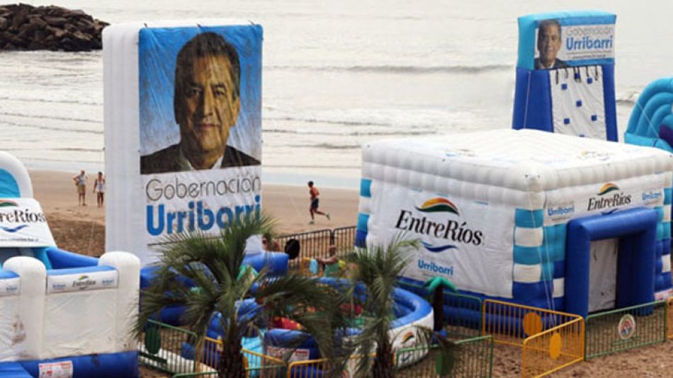 El parador sirvió para instalar la fallida precandidatura presidencial del gobernador Sergio Urribarri.