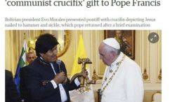 El regalo de Evo al Papa le dio la vuelta al mundo.