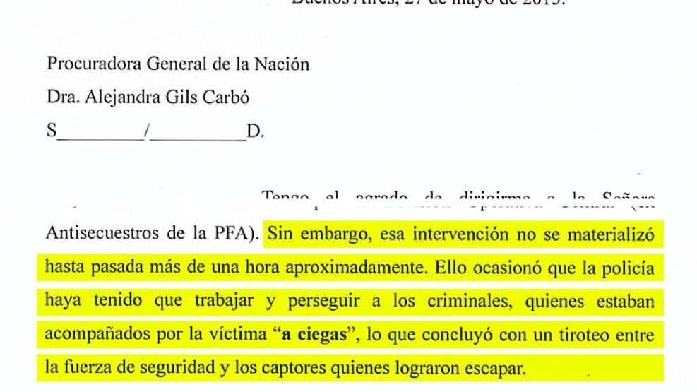 Advertencia. El fiscal Delgado envió una queja tras un caso.