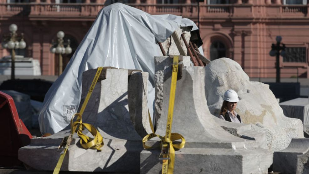 La estatua de Juana Azurduy será inaugurada el miércoles 15.