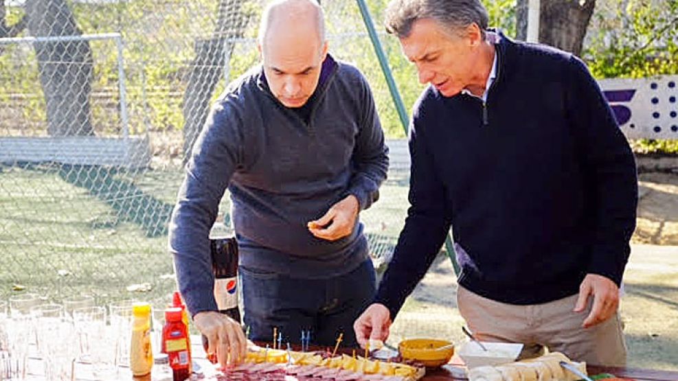 Picada. Un clásico encuentro del PRO antes de cada elección.