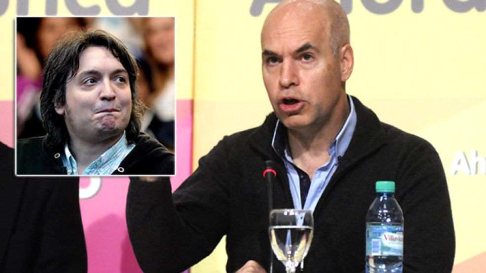 Larreta repudió las críticas de Máximo y lo tildó de "agresivo".