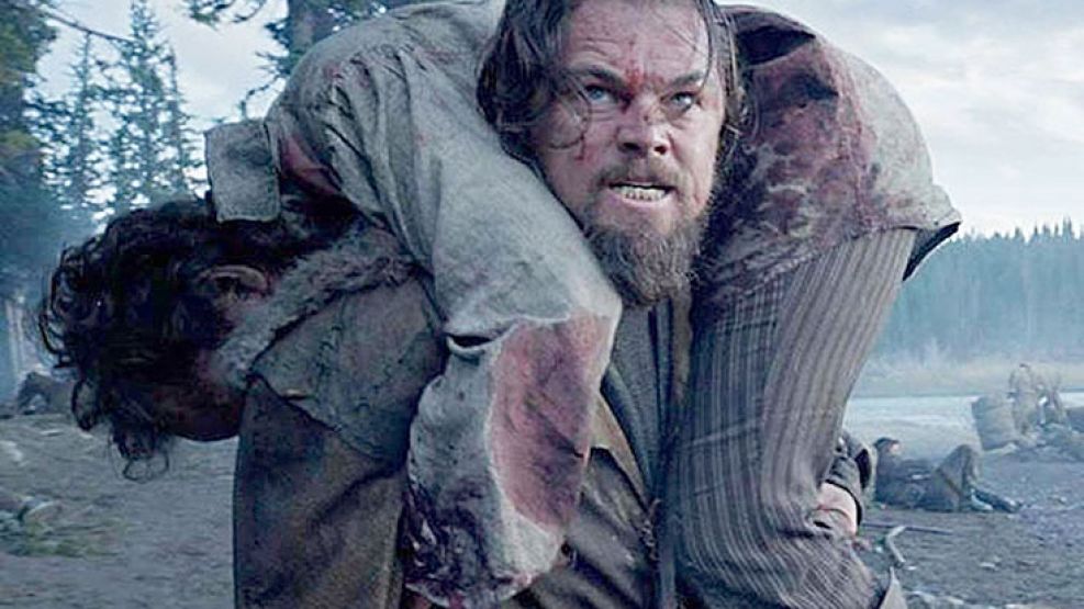 Acción. DiCaprio y el director en escenas ya filmadas de The Revenant.