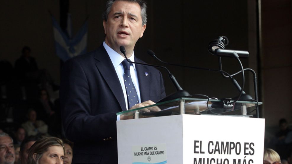 El presidente de la Sociedad Rural Argentina, Luis Miguel Etchevehere.