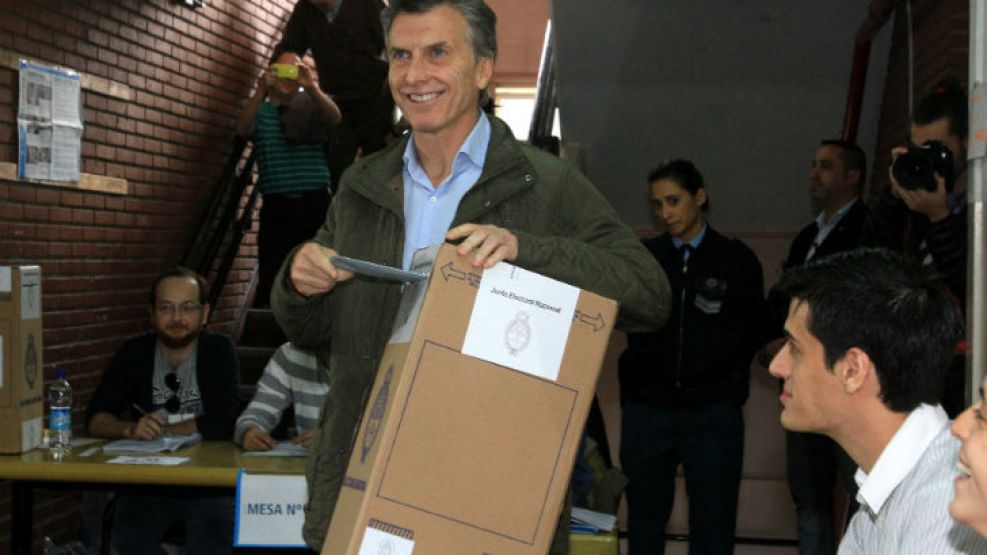 El precandidato presidencial de Cambiemos Mauricio Macri.