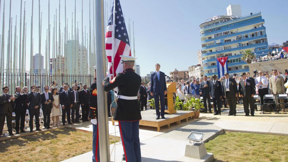 Kerry se convirtió en el primer jefe diplomático estadounidense que viaja a Cuba desde 1945. 