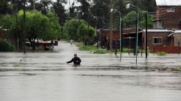 A causa del temporal unas 200 personas permanecen evacuadas en el partido bonaerense de Luján.