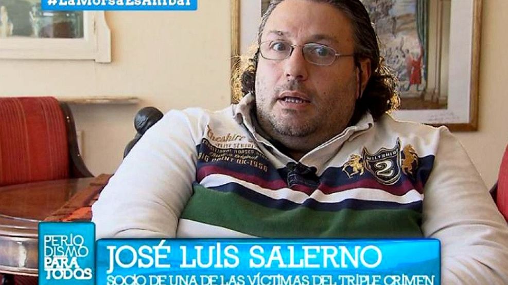 Salerno, en la entrevista con Periodismo para Todos, desde la casa de Carrió.