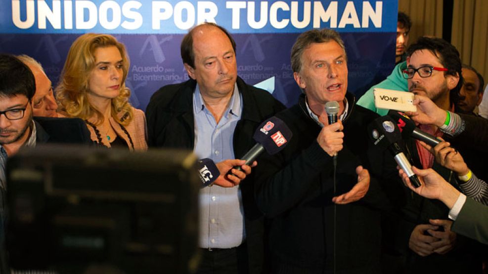El candidato presidencial por Cambiemos, Mauricio Macri, se refirió a la elección de Tucumán.