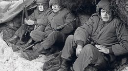 Soldados en Malvinas.