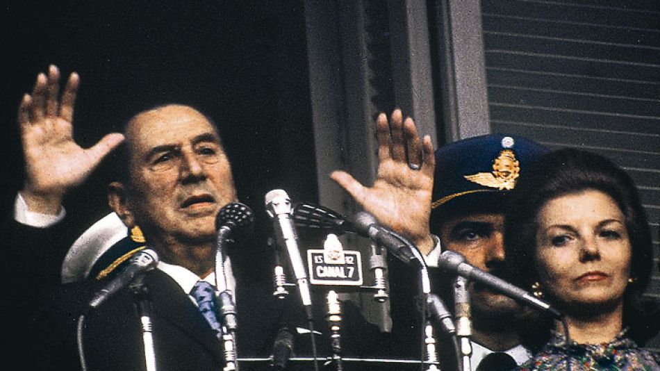 Parecidos. Cristina tomó mucho de la gestualidad (real y política) de Juan Domingo Perón.