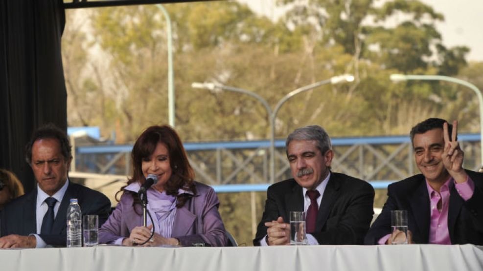 ACTO. Cristina inauguró una estación con críticas a la oposición.