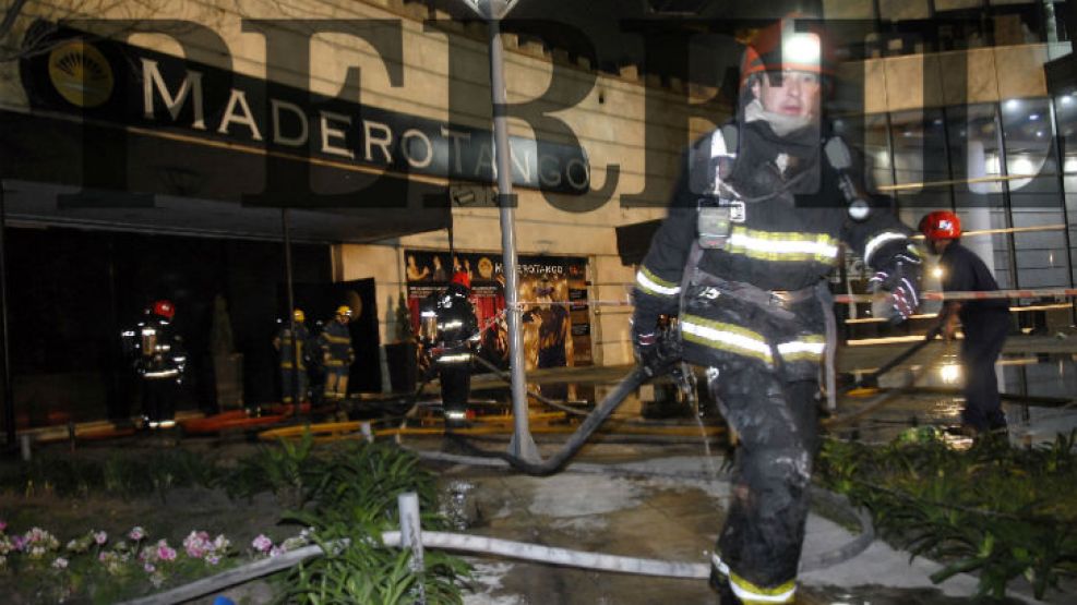 Se incendió el restaurante Madero Tango.