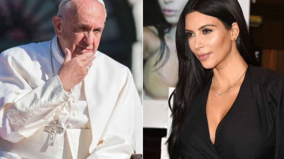 Papa Francisco-Kim Kardashian