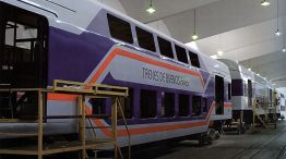 Los trenes de doble piso que Cristina anunció en 2011.