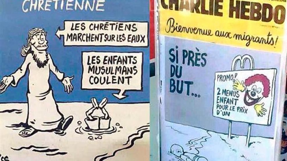 La revista satírica francesa Charlie Hebdo publicó una polémica edición.