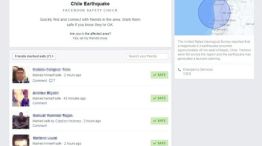 Facebook alerta sobre el estado de sus usuarios en Chile tras el terremoto.