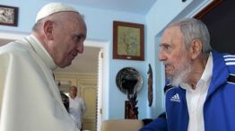 El papa Francisco se reunió con Fidel Castro.