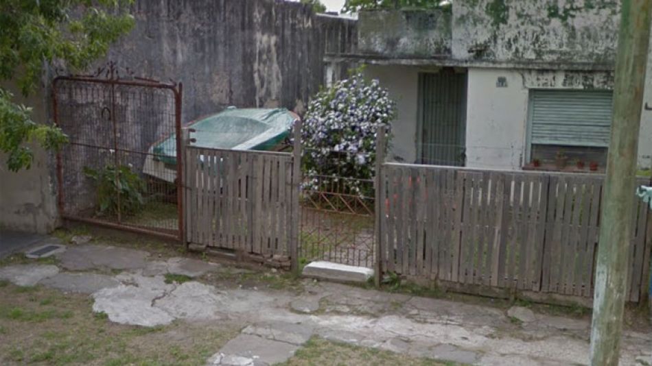 Vivienda de la víctima, en la localidad de Berazategui.