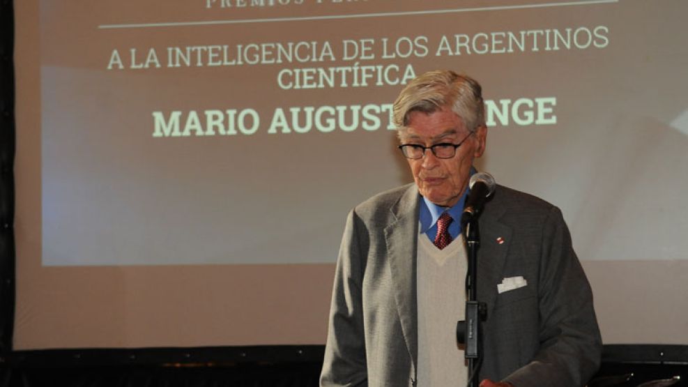 Bunge, Premio Perfil a la Inteligencia Científica de los argentinos.