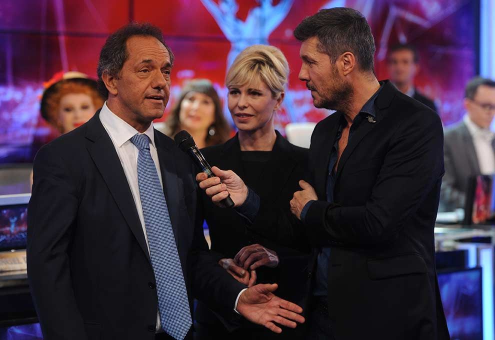 Scioli en Showmatch (3)