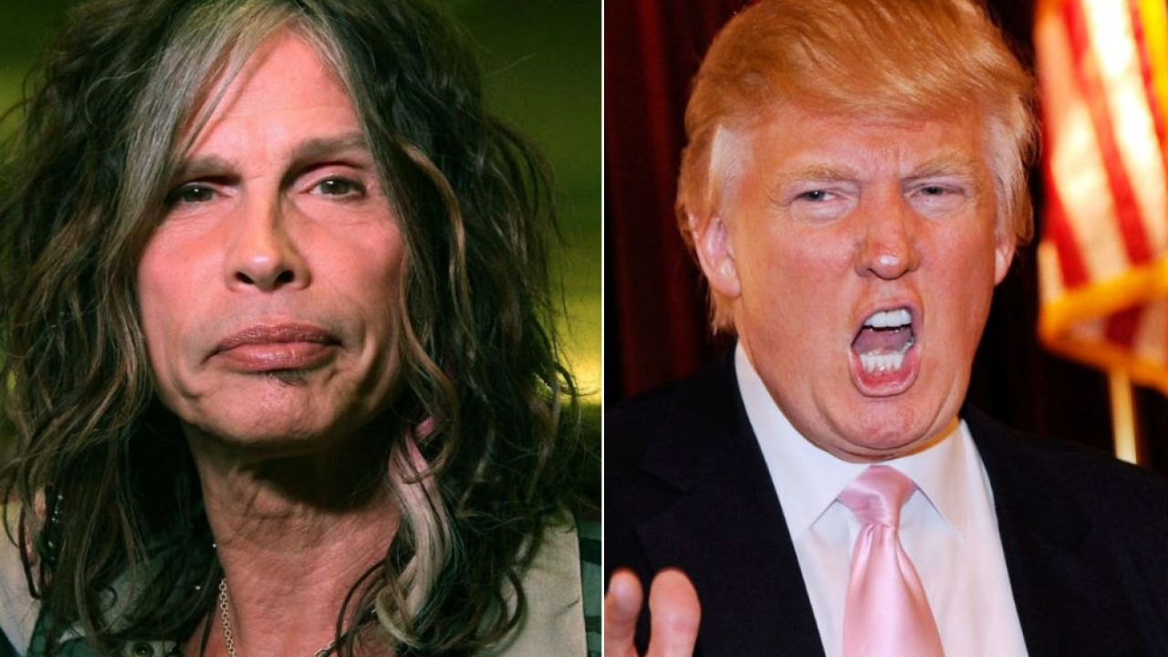 Exitoina  Steven Tyler le prohíbe a Donald Trump usar su 