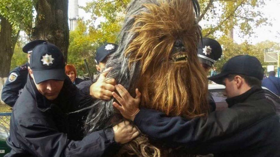 Chewbacca arrestado