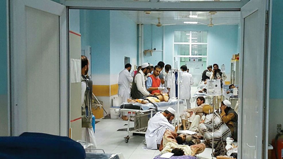 Destruido. El hospital fue atacado con el argumento de que en él se escondían talibanes.